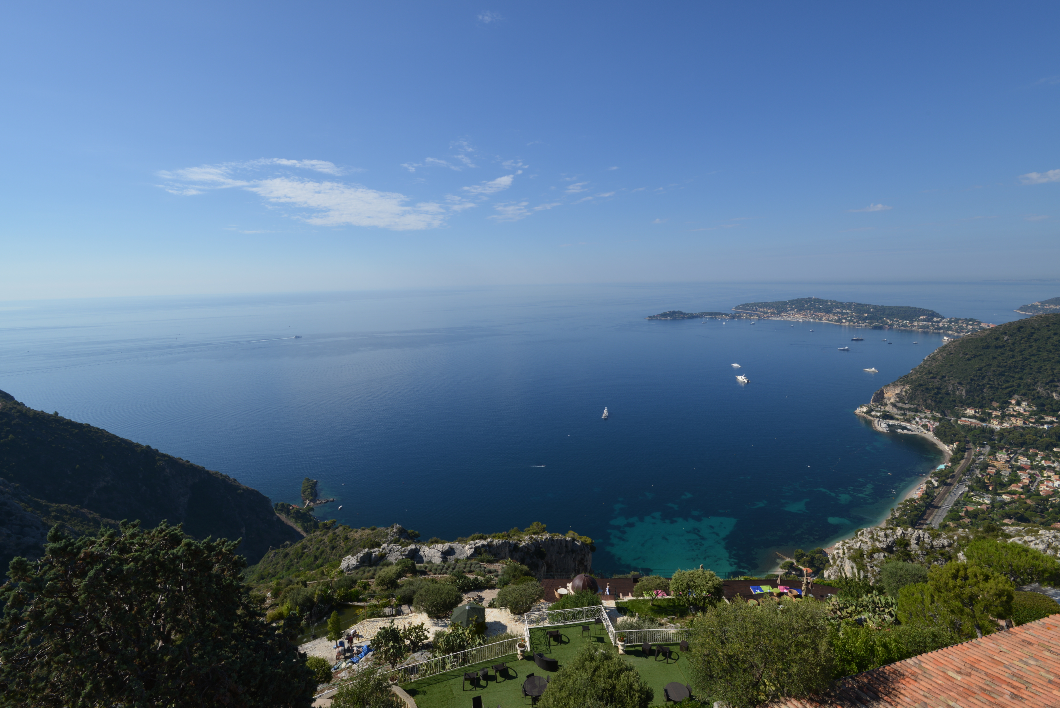 View from Château de la Chèvre d'Or